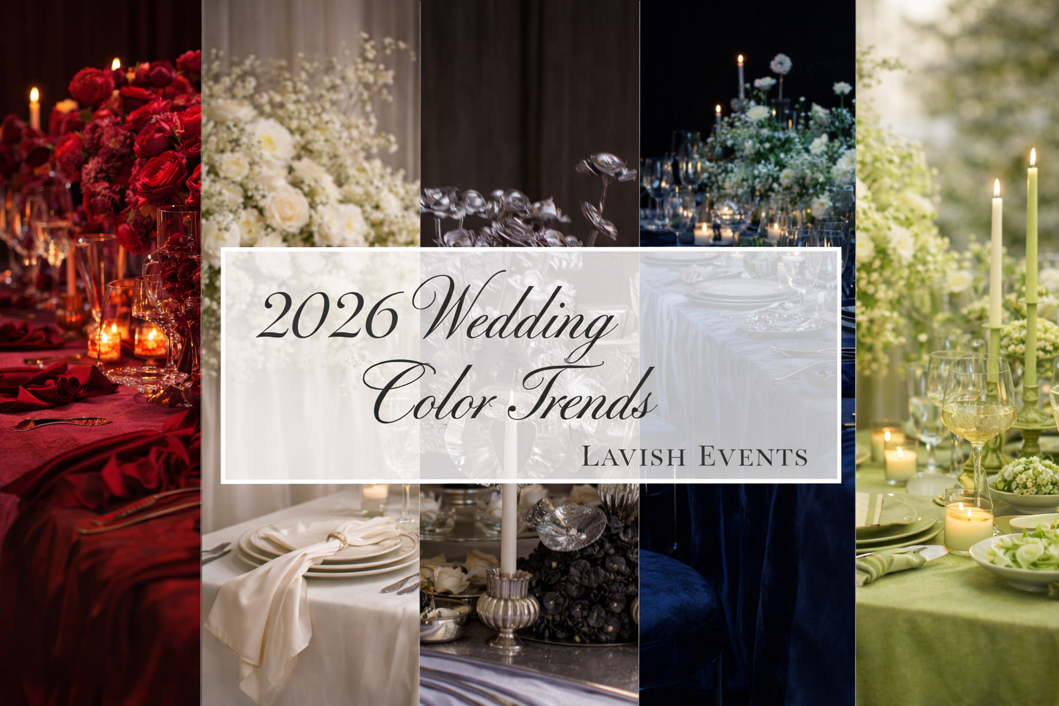 2026 Wedding Color Trends
